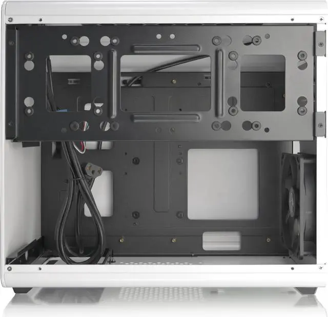 Alt view image 5 of 7 - RAIJINTEK STYX, an Alu Micro-ATX case, Compatible with regular ATX Power Supply, Max. 280mm VGA Card, 180mm CPU Cooler, 240mm Radiator Cooling On Top, a Drive Bay For Slim DVD On Side - White