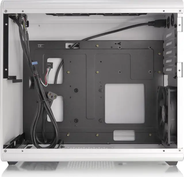 Alt view image 6 of 7 - RAIJINTEK STYX, an Alu Micro-ATX case, Compatible with regular ATX Power Supply, Max. 280mm VGA Card, 180mm CPU Cooler, 240mm Radiator Cooling On Top, a Drive Bay For Slim DVD On Side - White