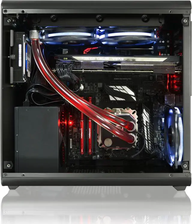 Alt view image 7 of 9 - RAIJINTEK THETIS BLACK CLASSIC, an Alu. ATX case, supports max. 280mm length VGA card, 170mm height CPU coolers, 4x HDDs ,240mm radiator on top, 1x 12025 LED fan pre-installed, 2x USB3.0, 7x PCI slots