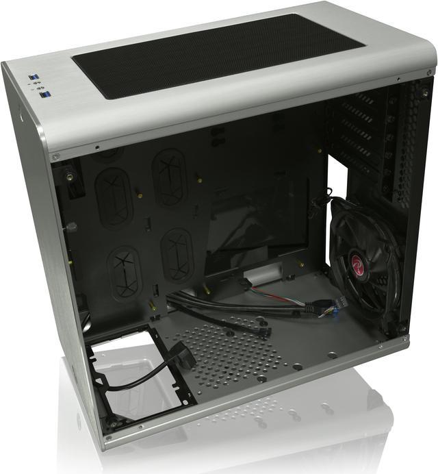 RAIJINTEK THETIS SILVER WINDOW, an Alu. ATX case, supports max