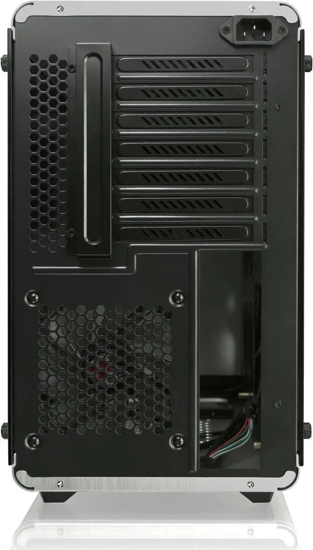 Alt view image 6 of 9 - RAIJINTEK THETIS SILVER WINDOW, an Alu. ATX case, supports max. 280mm VGA card, 170mm height CPU coolers, 4x HDD, 240mm radiator on top, 1x 12025 LED fan pre-installed, 3mm tempered glass window panel