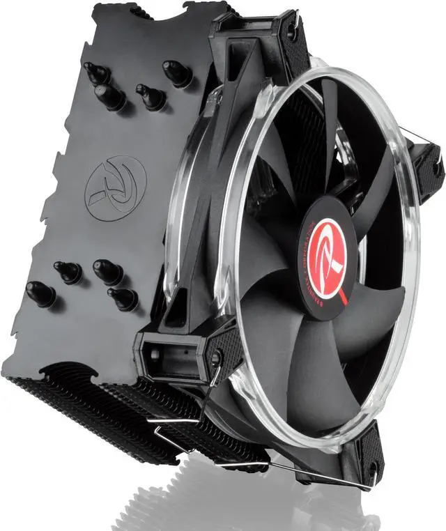 Alt view image 3 of 7 - RAIJINTEK LETO RGB CPU cooler, with performing 12025 RGB PWM fan