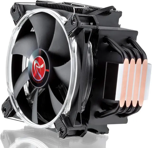 Alt view image 4 of 7 - RAIJINTEK LETO RGB CPU cooler, with performing 12025 RGB PWM fan