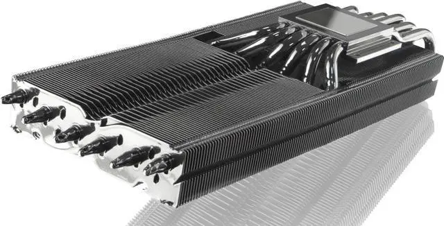 Alt view image 3 of 6 - RAIJINTEK MORPHEUS VEGA - Superior High-End VGA Cooler, 12* 6mm Heat-Pipe & 129 fins, Fully Black Coated, 26 RAM Heat-Sink & 1 Big VRM Heat-Sink, Fan clip options for 12025 & 12013 fans