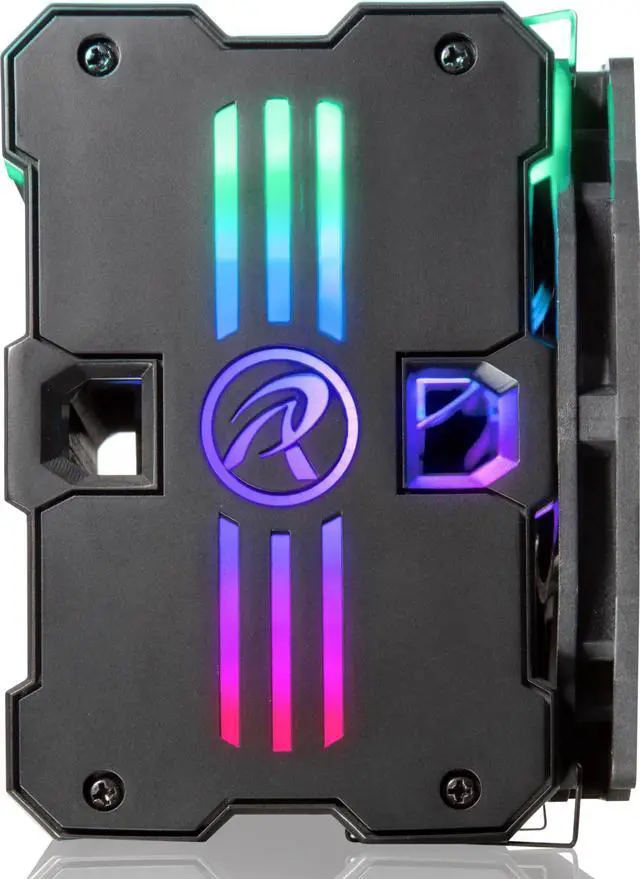 Alt view image 6 of 7 - MYA RBW, CPU cooler with Addressable LED panel, 6*6mm heat-pipe, 12013 PWM fan, Innovation Fin Design for Max. Efficiency and Heat Dissipation, and multiple mounting kits, MYA RBW is your best choice
