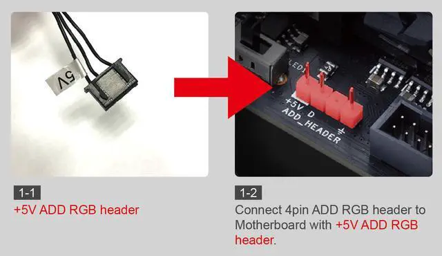 Alt view image 4 of 7 - IRIS 12 RBW ADD-3, Addressable RGB - 3pack, 12025 PWM fan, with 8port control hub, Remote controller & Connecting M/B cable, compatible with ASUS/MSI 5V ADD header
