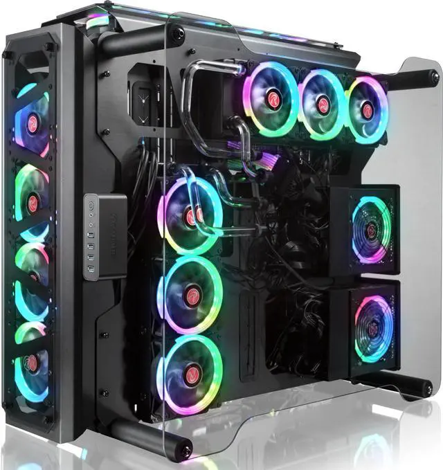 Alt view image 5 of 7 - IRIS 12 RBW ADD-3, Addressable RGB - 3pack, 12025 PWM fan, with 8port control hub, Remote controller & Connecting M/B cable, compatible with ASUS/MSI 5V ADD header