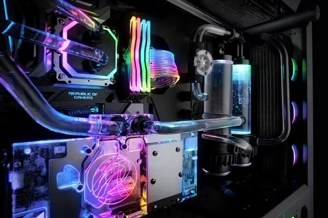 Alt view image 5 of 7 - ANTILA D5 RBW, D5 level pump (with 200mm reservoir) integrated ARGB (5V ADD) LED light cap, is a highest level solution for PC enthusiast and custom PC Modder to create a super water cooling system