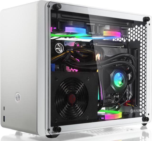 Alt view image 6 of 7 - RAIJINTEK OPHION EVO WHITE, a SFF case (Mini-ITX), is designed to fulfill a smallest case built with max. possibility high-end, gaming and standard components.