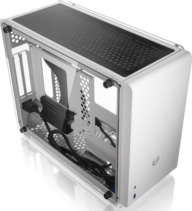 Alt view image 2 of 7 - RAIJINTEK OPHION EVO WHITE, a SFF case (Mini-ITX), is designed to fulfill a smallest case built with max. possibility high-end, gaming and standard components.