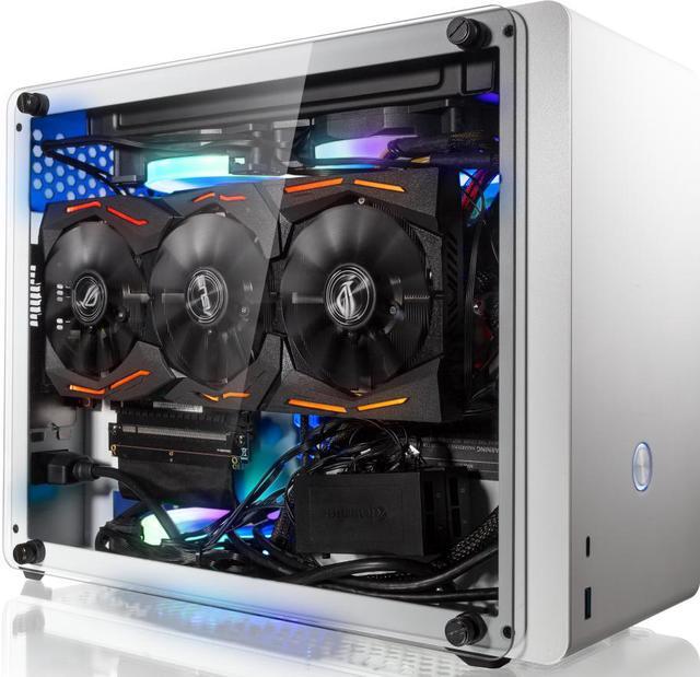 Alt view image 5 of 7 - RAIJINTEK OPHION EVO WHITE, a SFF case (Mini-ITX), is designed to fulfill a smallest case built with max. possibility high-end, gaming and standard components.