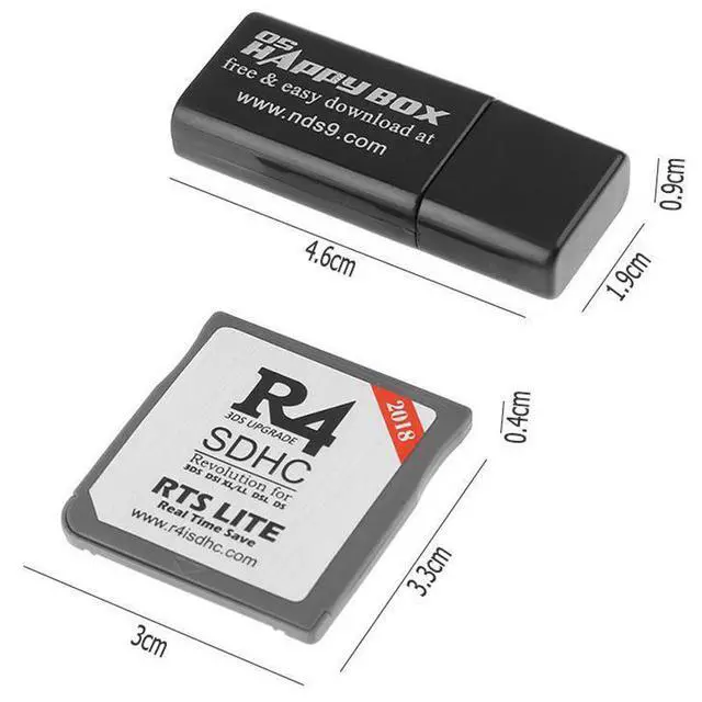 Alt view image 7 of 7 - R4 Card Revolution Pro SDHC Flash Card Adapter for 3DS 2DS DSi XL DSL DS Dual-core Technology 2018 New Version Black