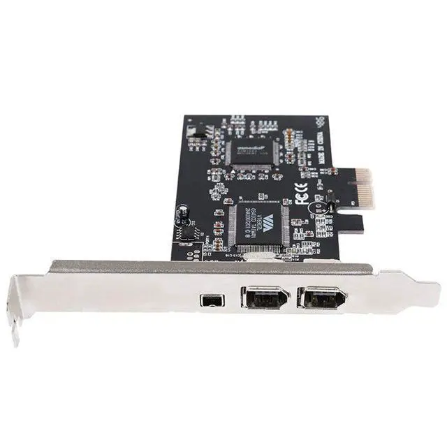 Alt view image 3 of 6 - Firewire Card,PCIe Firewire 800 Adapter for Windows 10 with Low Profile Bracket and Cable,3 Ports (2x6 Pin 1x4 Pin) IEEE 1394 PCI Express Controller Card for Desktop PC Windows 7