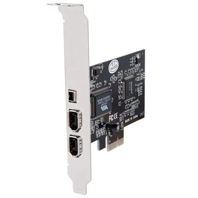 Alt view image 2 of 6 - Firewire Card,PCIe Firewire 800 Adapter for Windows 10 with Low Profile Bracket and Cable,3 Ports (2x6 Pin 1x4 Pin) IEEE 1394 PCI Express Controller Card for Desktop PC Windows 7
