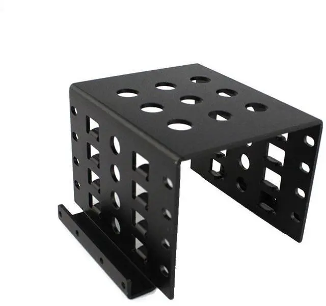 Alt view image 2 of 4 - SSD354 Aluminum 4 Bay 3.5" to 2.5" HDD/SSD Mounting Hard Drive Bracket kit 2.5 " to 3.5 " Bay Convert Adapter