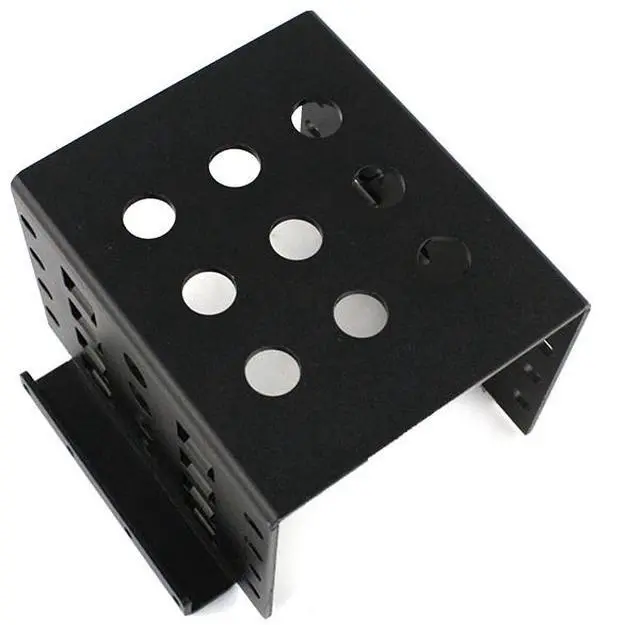 Alt view image 3 of 4 - SSD354 Aluminum 4 Bay 3.5" to 2.5" HDD/SSD Mounting Hard Drive Bracket kit 2.5 " to 3.5 " Bay Convert Adapter