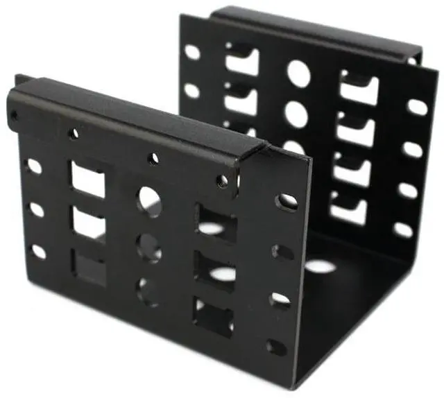 Alt view image 4 of 4 - SSD354 Aluminum 4 Bay 3.5" to 2.5" HDD/SSD Mounting Hard Drive Bracket kit 2.5 " to 3.5 " Bay Convert Adapter