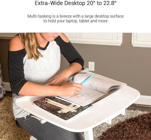 Alt view image 6 of 12 - Flexispot Exercise Bike Home Office Standing Desk Bike - Deskcise Pro - 2018 CES Innovation Awards