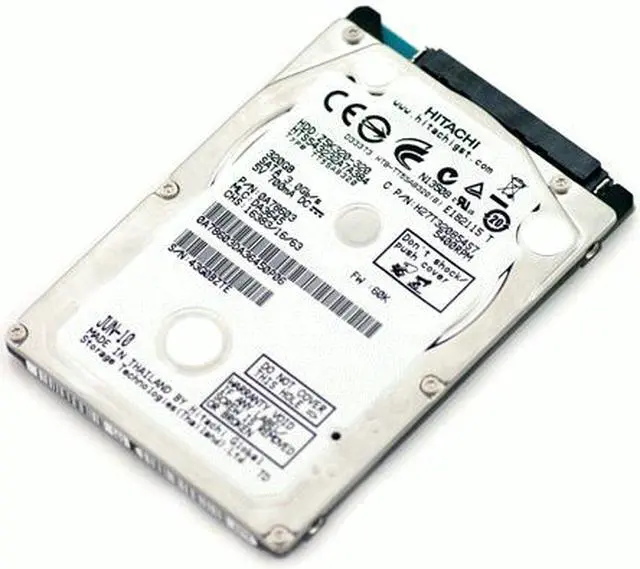Main image of HITACHI 160GB 5400RPM SATA-2 2.5 INCH HARD DRIVE HTS543216A7A384