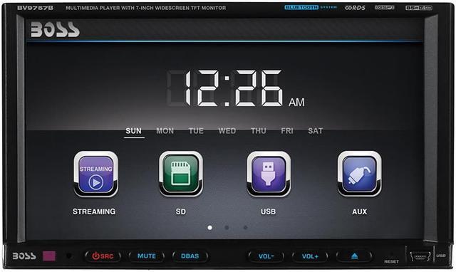 Alt view image 9 of 10 - BOSS AUDIO-CAR AUDIO/VIDEO BV9757B DOUBLE DIN 7IN MOTORIZED