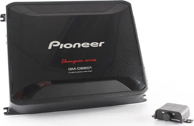 Alt view image 2 of 20 - New Pioneer Gmd8601 1600W Car Audio Mono Amplifier Amp With Bass Knob 1600 Watt