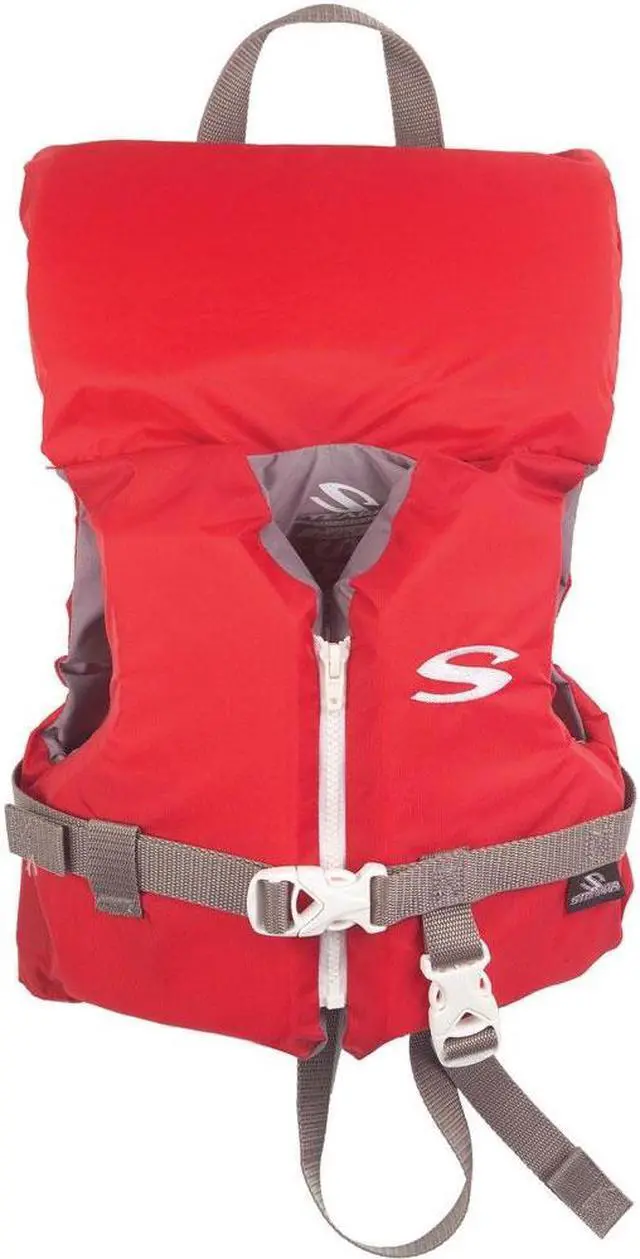 Alt view image 2 of 6 - STEARNS CLASSIC INFANT LIFE JACKET RED UP TO 30 LBS 3000004468