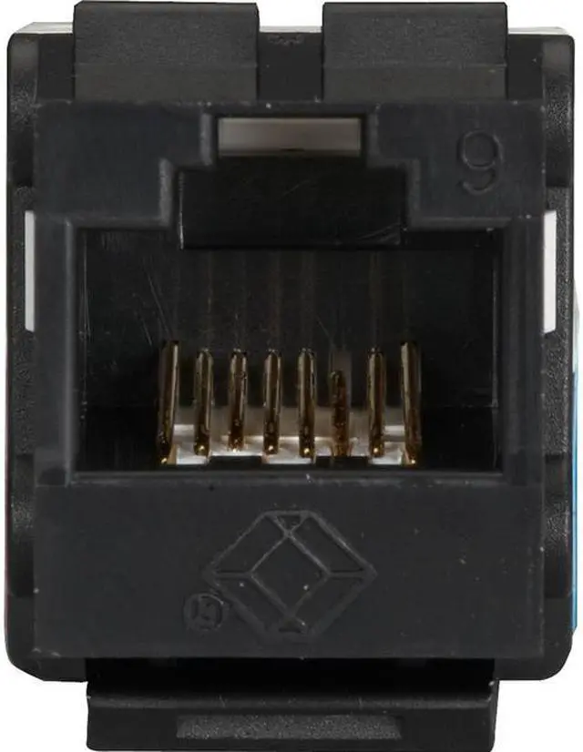 Alt view image 4 of 7 - Black Box GigaTrue2 CAT6 Keystone Jack Unshielded Black FMT631-R3