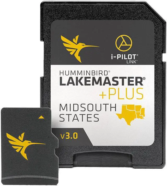 Alt view image 2 of 6 - Humminbird HB Chart- Midsouth Plus V3 HB CHART- MIDSOUTH PLUS v3