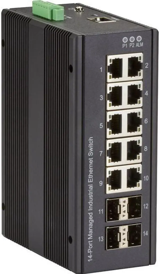 Main image of BLACK BOX LIG1014A GIGABIT ETHERNET (1000-MBPS) EXTREME TEMPERATURE MANAGED SWITCH - (10) 10/100/10