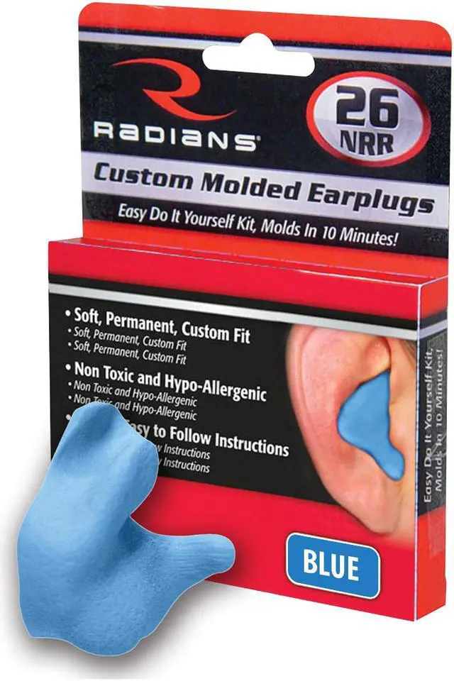 Alt view image 4 of 4 - RADIANS CEP002B RADIANS CUSTOM EARPLUG BLUE