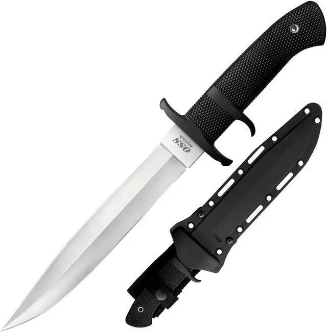 Alt view image 5 of 16 - Cold Steel OSS Fixed Blade 8.25 in Plain Kraton Handle