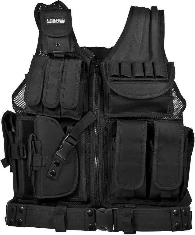 Alt view image 4 of 12 - BARSKA OPTICS BI12154 BARSKA OPTICS BI12154 Loaded Gear VX-200 Tactical Vest,LeftHand