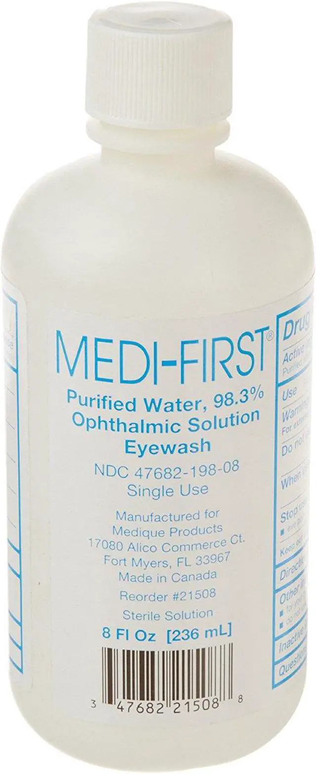 Alt view image 2 of 4 - Medique - 21508 Medi First Plus Eye Wash 8 Ounce