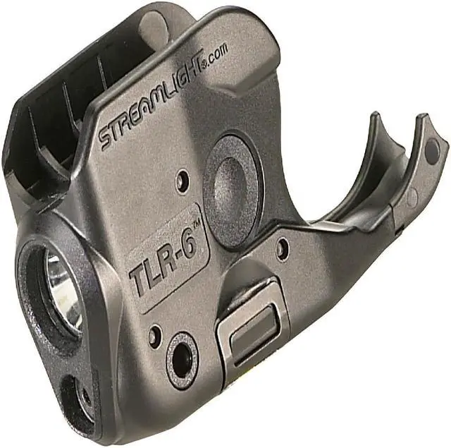 Alt view image 4 of 11 - Streamlight TLR-6, Tac Light w/laser, For SIG P238/P938, White LED and Red Laser, Includes 2 CR 1/3N Lithium Batteries,