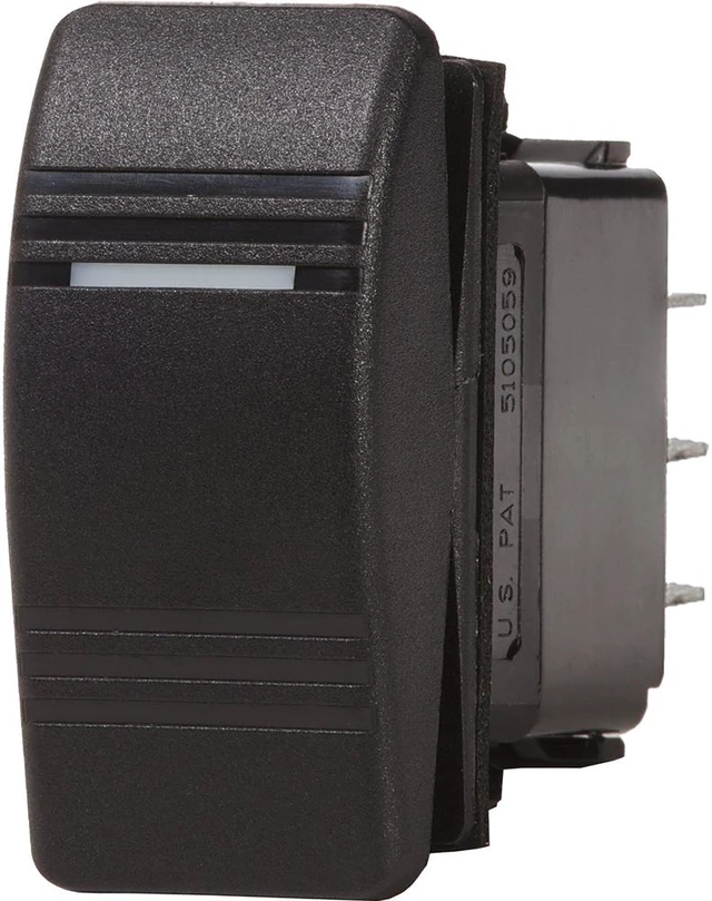 Main image of Blue Sea Water Resistant Contura Switch-Black - 8289