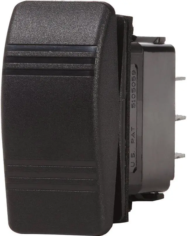 Alt view image 3 of 6 - Blue Sea 8290 Water Resistant Contura III Switch - Black [8290]