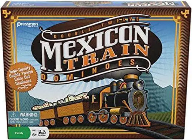 Alt view image 5 of 10 - Games - Pressman Toy - Dominoes: MexicanTrain Dominoes New 3928-06