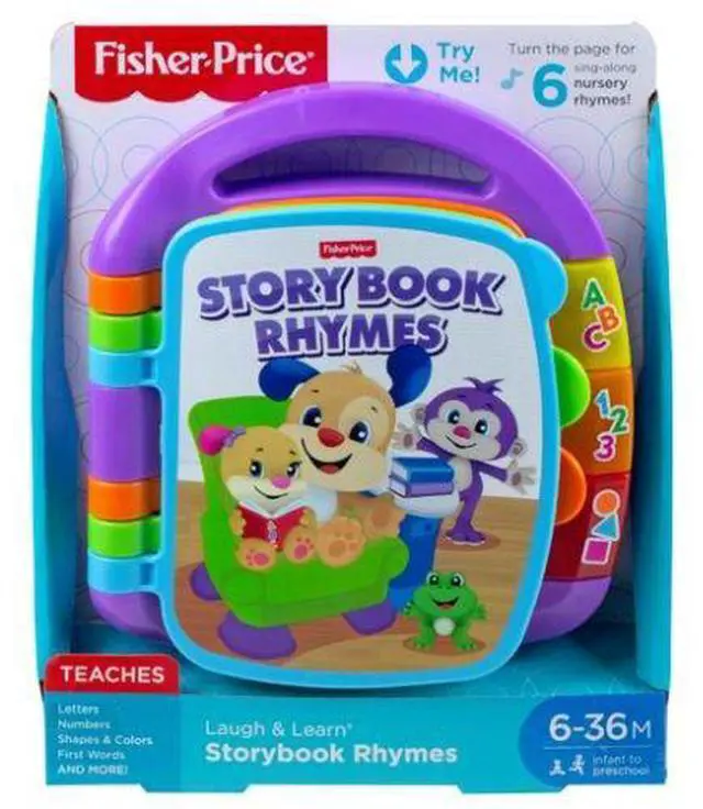 Alt view image 14 of 14 - Fisher-Price Laugh & Learn Storybook Rhymes Book