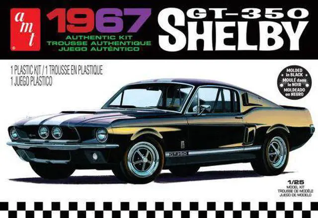 Alt view image 3 of 12 - 67 Ford Shelby Gt350 Car Model Kit
