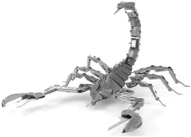 Alt view image 10 of 10 - Fascinations MetalEarth 3D Laser Cut Model - Scorpion