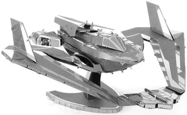 Alt view image 4 of 4 - Metal Earth 3D Laser Cut Model DC Comics - Batman v. Superman Batwing