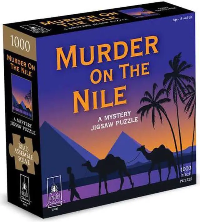 Alt view image 2 of 3 - Murder On The Nile Murder Mystery 1000 Piece Puzzle