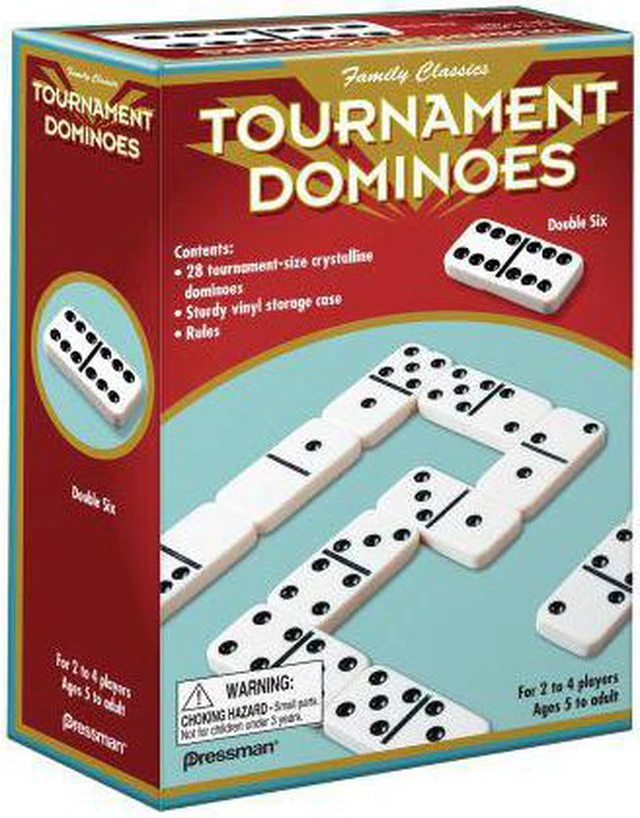 Alt view image 2 of 3 - Games - Pressman Toy - Dominoes: Double Six Urea Tournament Dominoes New 3215-12