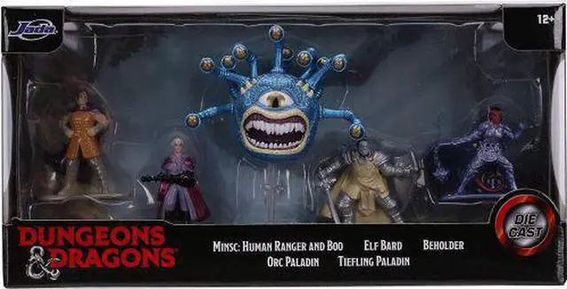 Main image of Ranger, Paladin, Elf, Beholder And Tiefling Dungeon And Dragons Set