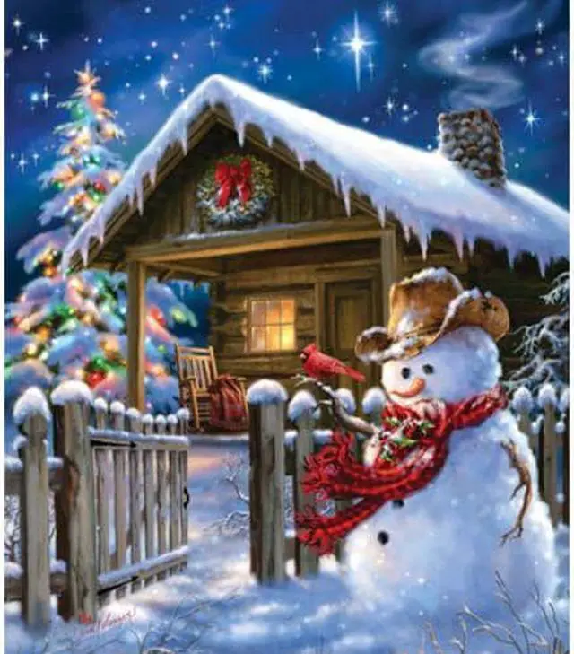 Alt view image 3 of 3 - Christmas Cheer 550 Piece Jigsaw Puzzle by SunsOut