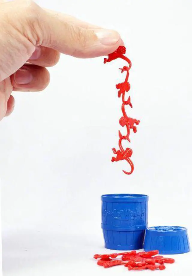 Alt view image 5 of 7 - World's Smallest Barrel of Monkeys Game