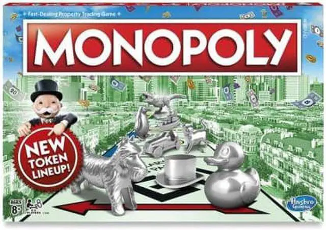 Alt view image 6 of 6 - Hasbro Monopoly Classic Game