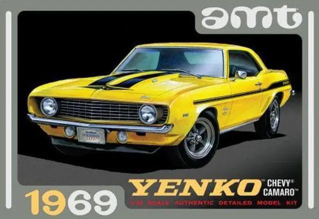 Alt view image 3 of 7 - Skill 2 Model Kit 1969 Chevrolet Camaro Yenko 1/25 Scale Model by AMT