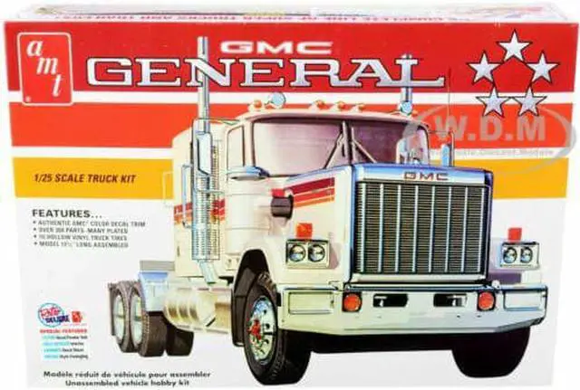 Alt view image 2 of 7 - Skill 3 Model Kit GMC General Truck Tractor 1/25 Scale Model by AMT