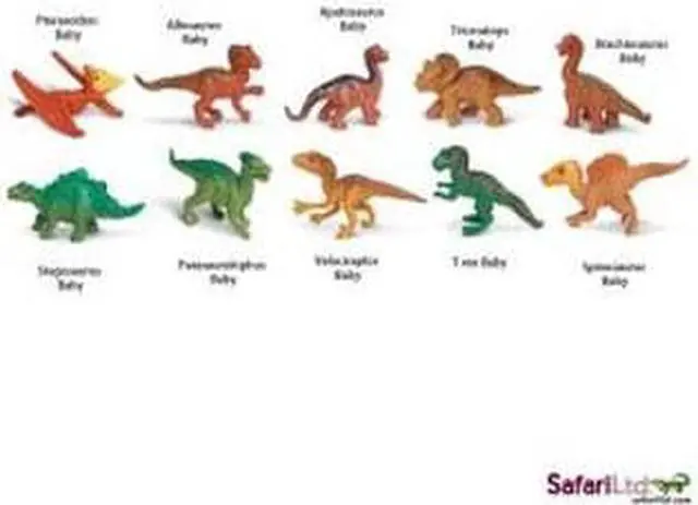 Alt view image 4 of 14 - Plastic Miniatures In Toobs-Dino Babies